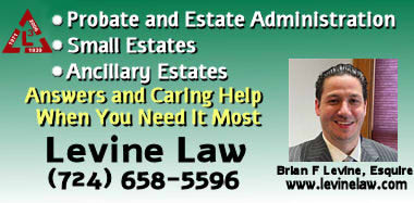 Law Levine, LLC - Estate Attorney in Duquesne PA for Probate and Estate Administration including small estates and ancillary estates